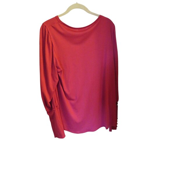 🎉🎉HP🎉🎉Sundance Living (Catalog) CAELYN TEE, Magenta, Size Large - EUC - Picture 4 of 13